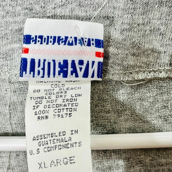 Vtg 90s Atlanta Braves Jersey Style T Shirt Men's XL Gray Baseball Athletic Wear - Picture 13 of 13